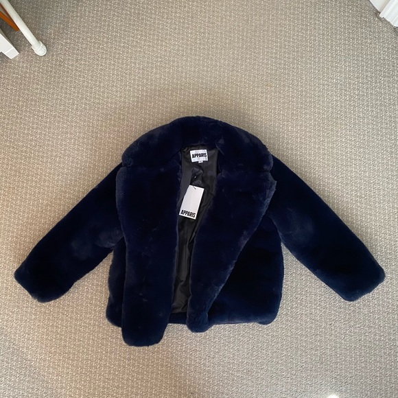 NWT Apparis Manon Faux Fur Coat - Picture 5 of 5